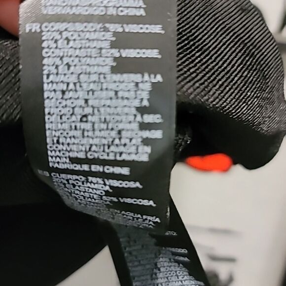 Reiss Anna Contrast Stripe Long Sleeve Top in Black/White - Picture 7 of 8